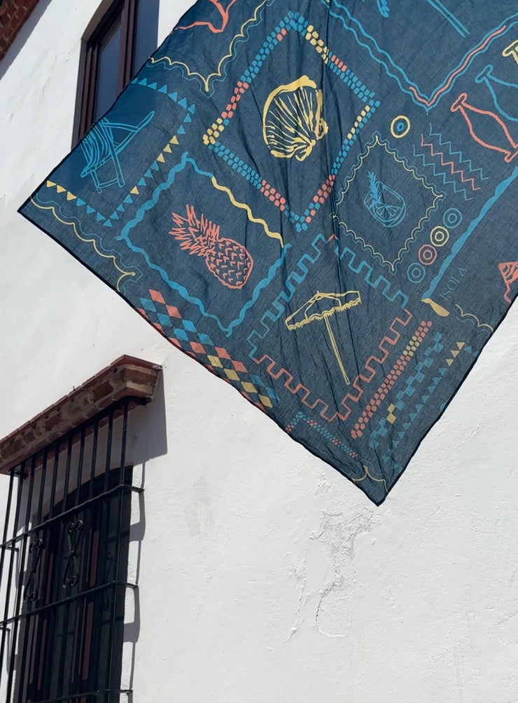 PAÑUELO MAR CARIBE